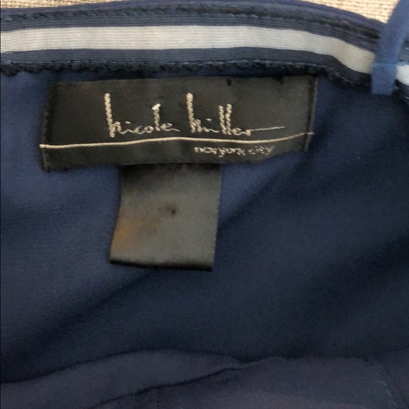 Nicole Miller Strapless Chiffon Gown - Picture 6 of 9